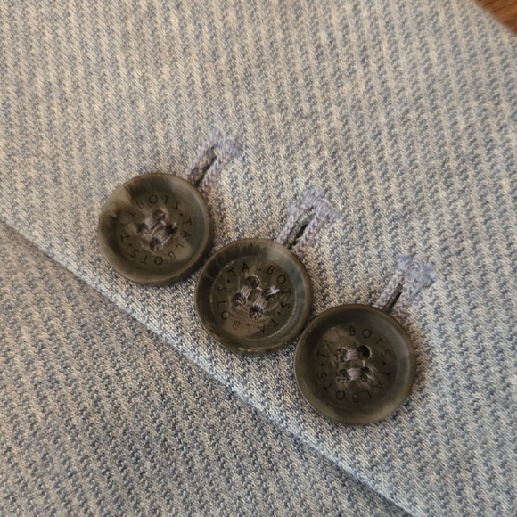 Talbots Light Blue Women's Blazer - Picture 5 of 9